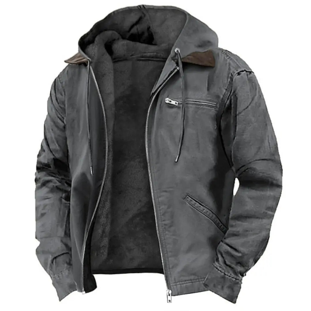 Men's Durable Woven Hooded Outdoor Jacket