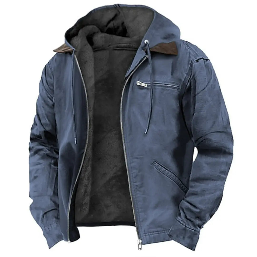 Men's Durable Woven Hooded Outdoor Jacket