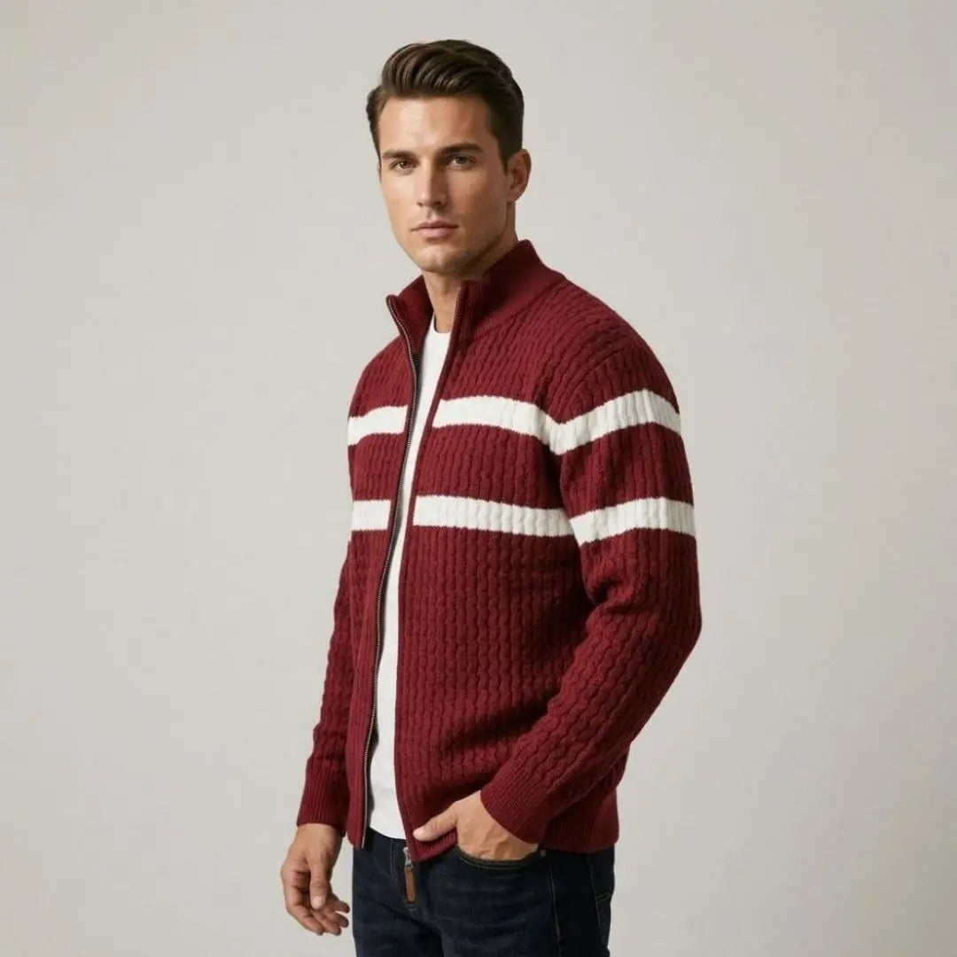 Pemberton Men's Cable Knit Cardigan
