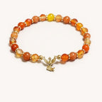 Phoenix Charm Crystal Bracelet - Coco Jewelry