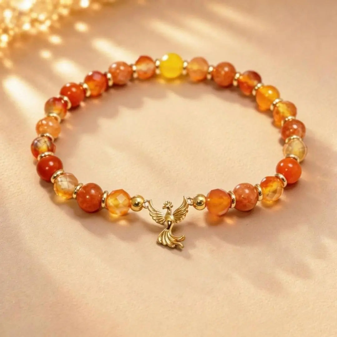 Phoenix Charm Crystal Bracelet - Coco Jewelry