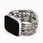 Platinum Demure Stretch Watch Band