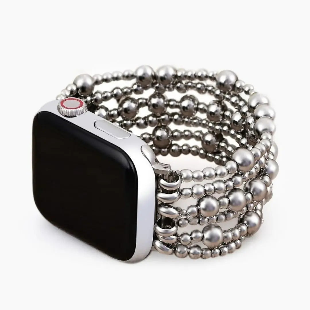 Platinum Demure Stretch Watch Band