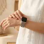 Platinum Demure Stretch Watch Band