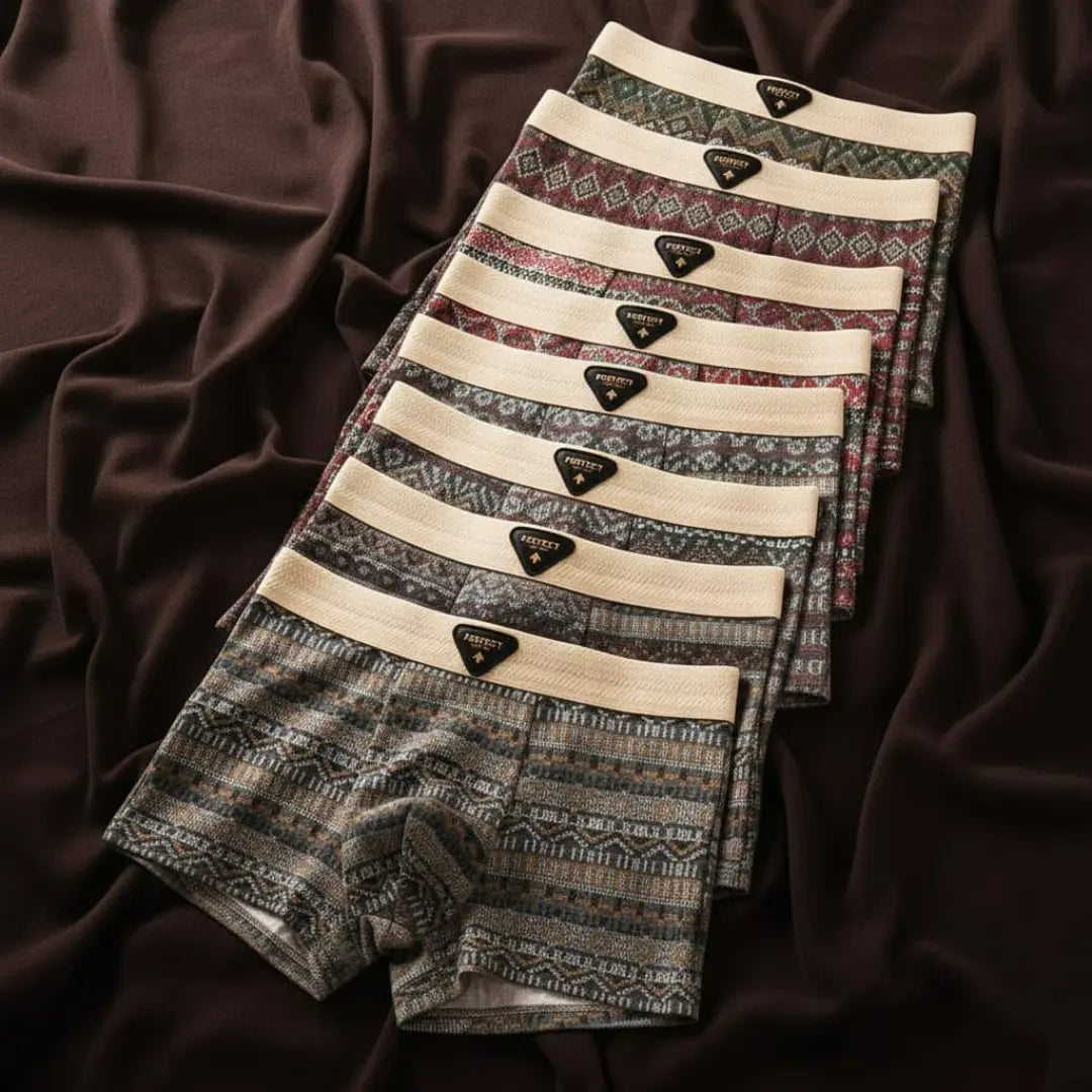 Men's Porter Retro Cotton Boxer Briefs