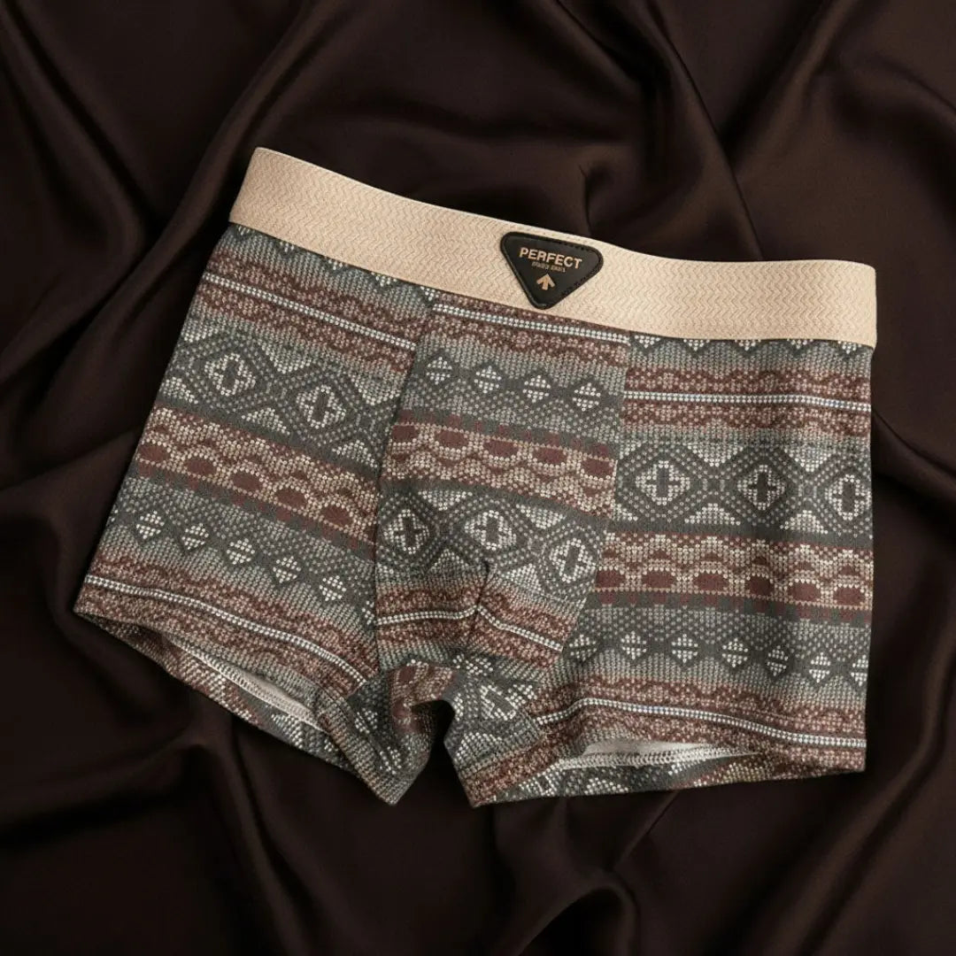 Men's Porter Retro Cotton Boxer Briefs