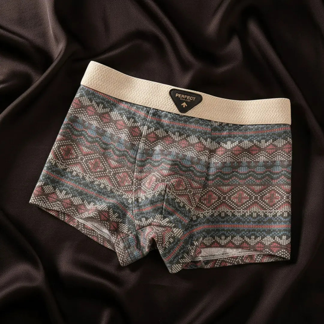 Men's Porter Retro Cotton Boxer Briefs