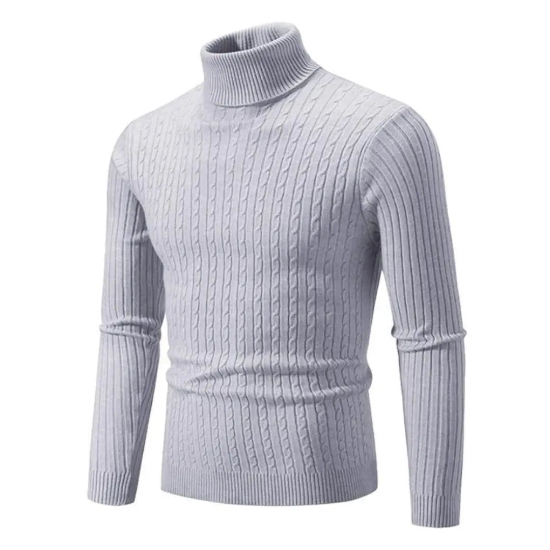 Nordic Cable Knit Turtleneck