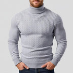 Nordic Cable Knit Turtleneck
