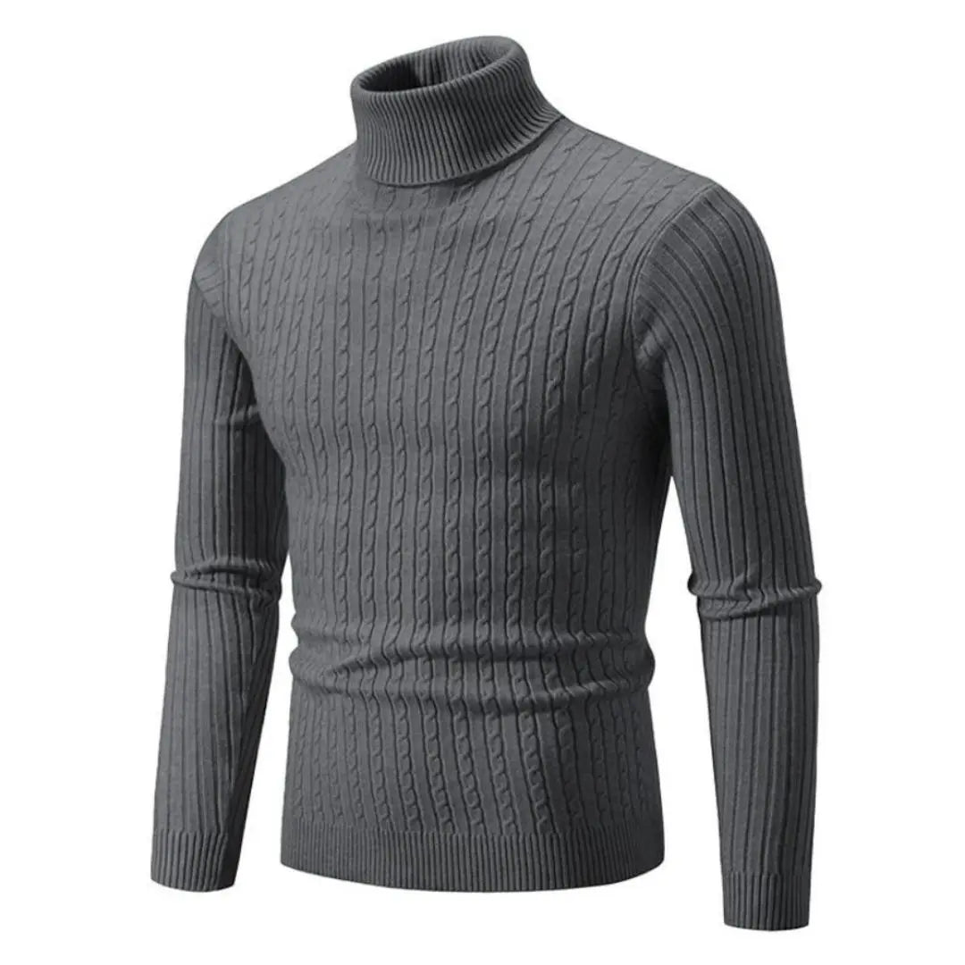 Nordic Cable Knit Turtleneck