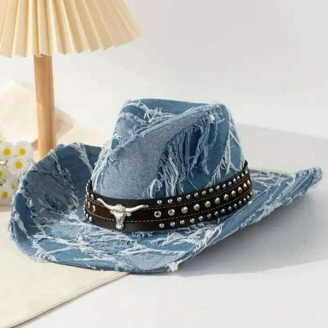 Rangler Women's Denim Distressed Hat