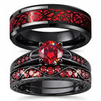 Red Beauty Rings - Couple Choice