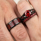 Red Beauty Rings - Couple Choice
