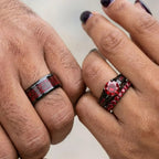Red Beauty Rings - Couple Choice