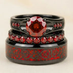 Red Beauty Rings - Couple Choice