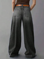 Women's Relaxed Fit Wide Leg Denim Jeans