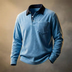Scott Corduroy Men's Long Sleeve Polo