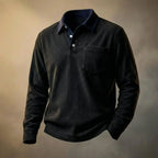 Scott Corduroy Men's Long Sleeve Polo