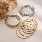 Avaria Shannon Gold Women's Bangle Set
