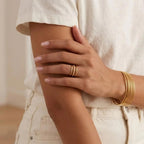 Avaria Shannon Gold Women's Bangle Set