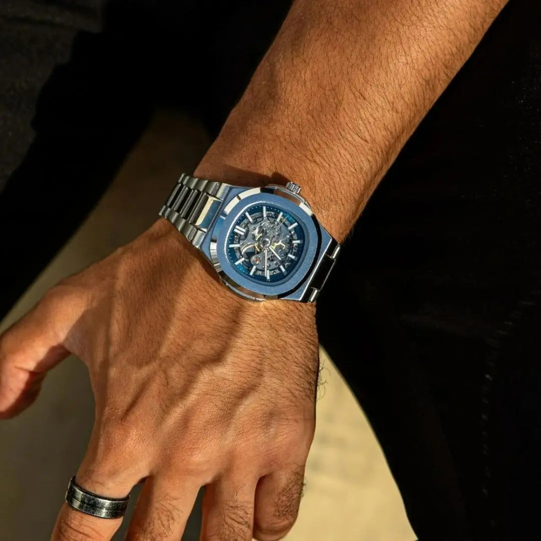 Lucky Fours Skeleton Men's Watches