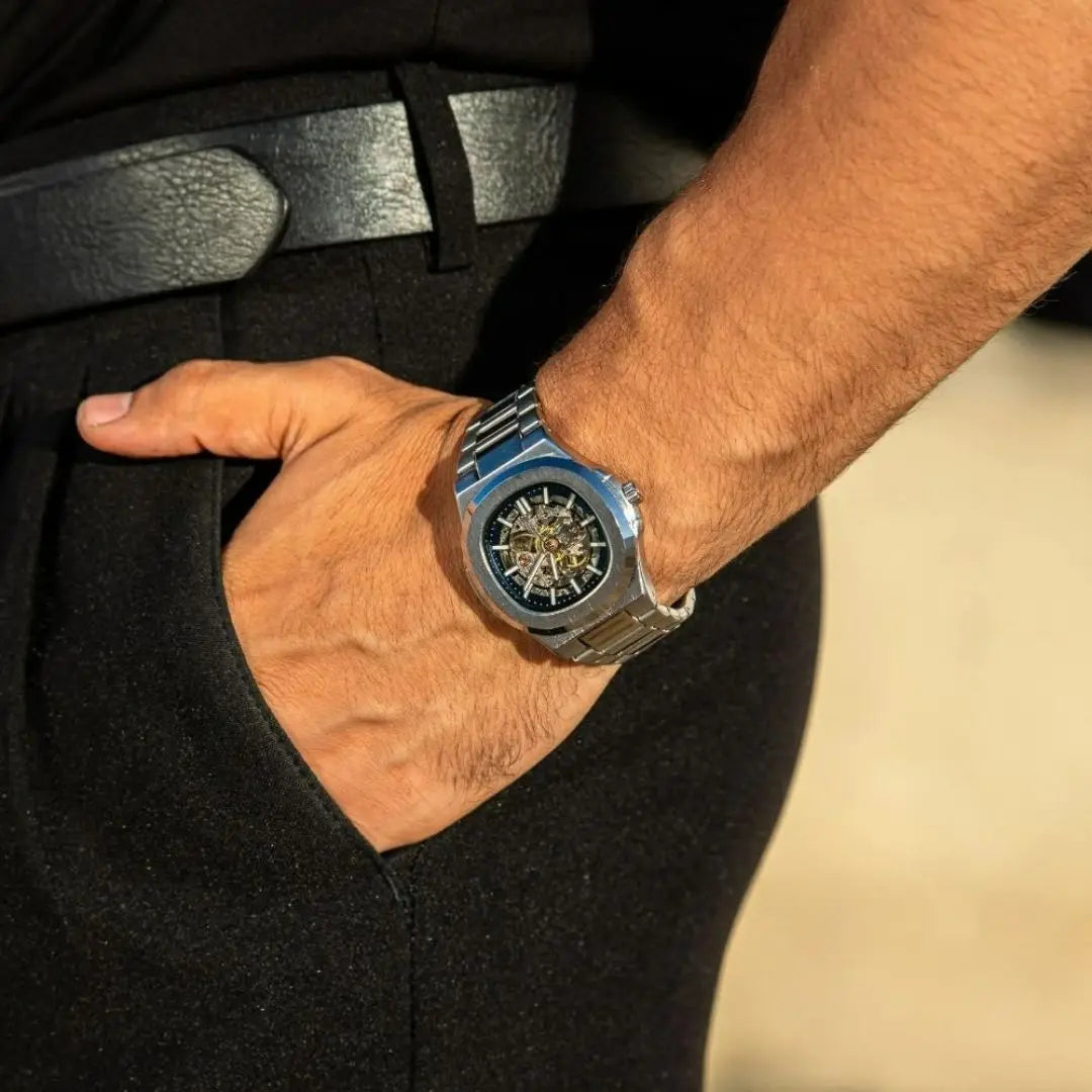 Lucky Fours Skeleton Men's Watches