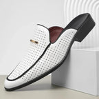 Stefano Men's Genuine Leather Mules