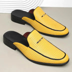 Stefano Men's Genuine Leather Mules