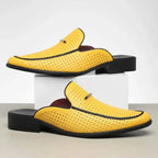 Stefano Men's Genuine Leather Mules