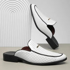 Stefano Men's Genuine Leather Mules