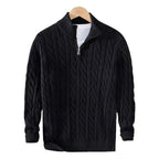Men's Verona Cable Knit Half-Zip Sweater