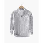 Men's Taebaek Zipped Cable Sweater
