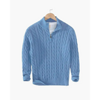 Men's Taebaek Zipped Cable Sweater