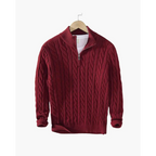 Men's Taebaek Zipped Cable Sweater