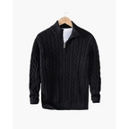 Men's Taebaek Zipped Cable Sweater