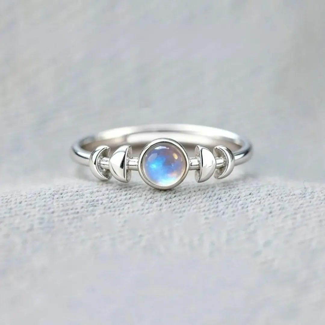 This Too Shall Pass Moon Phases Ring - Coco Jewelry
