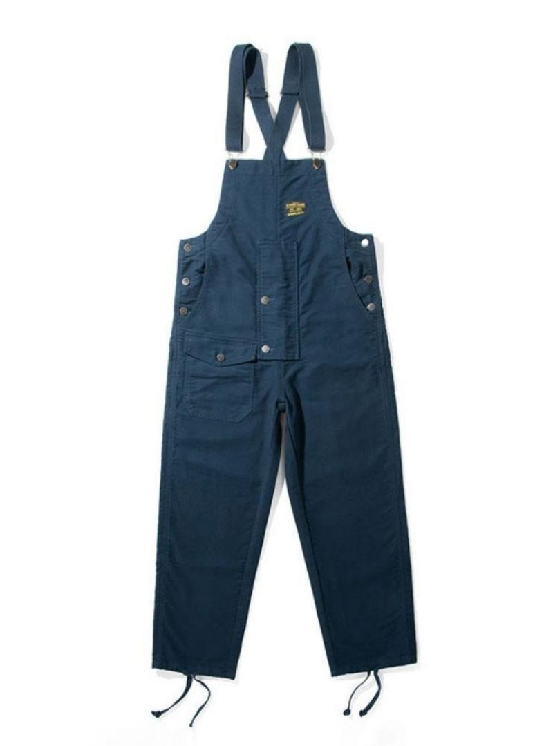 Unisex Moleskin Overalls with Cinch Cord
