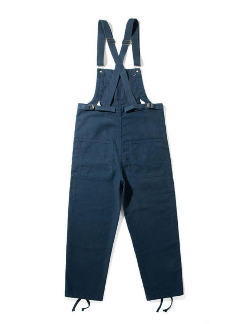 Unisex Moleskin Overalls with Cinch Cord