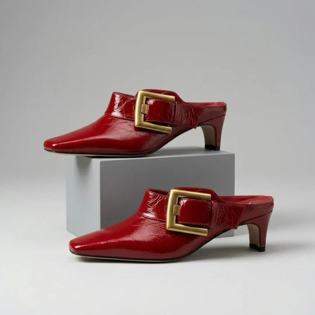 Vera Women's Buckle Accent Mule