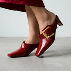 Vera Women's Buckle Accent Mule