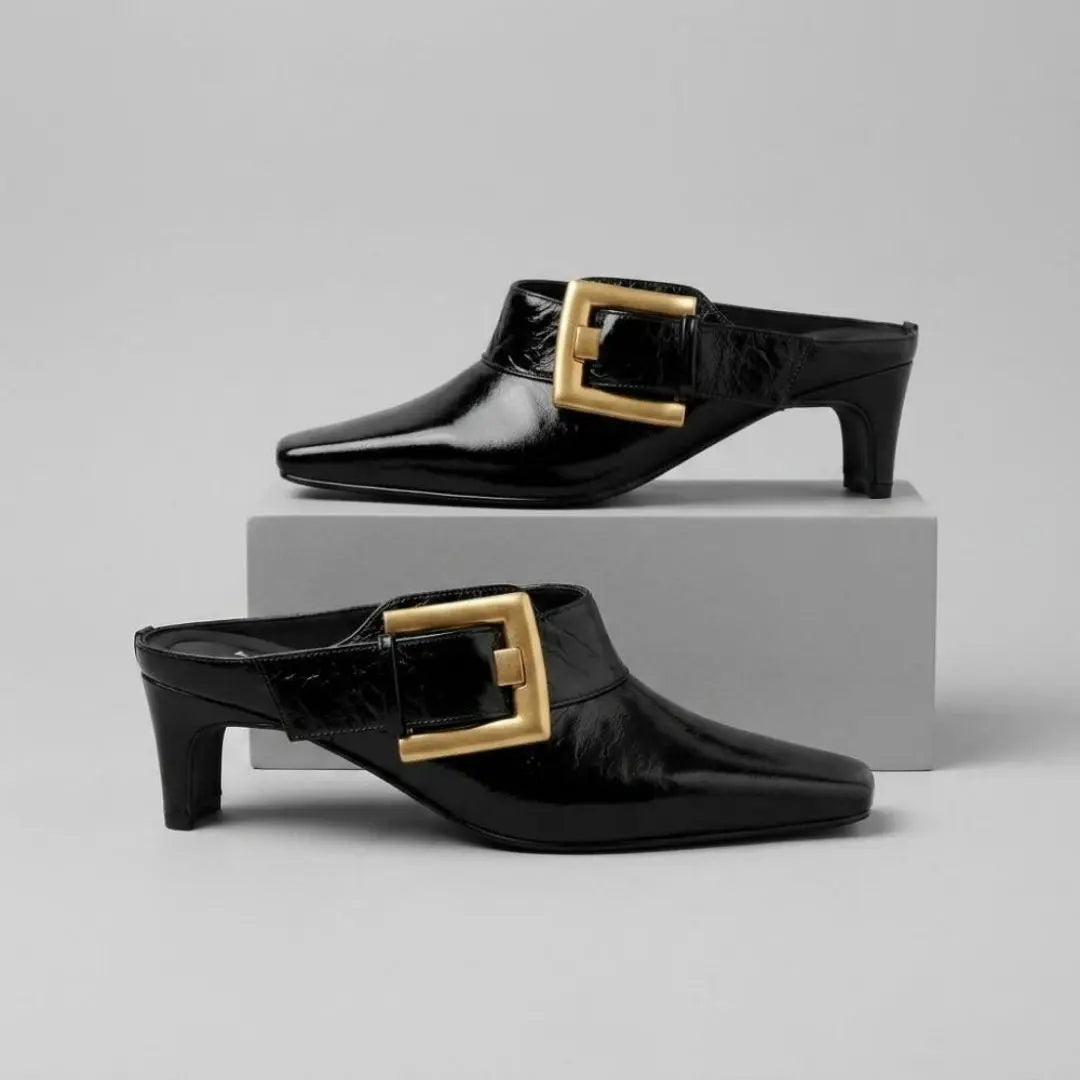 Vera Women's Buckle Accent Mule
