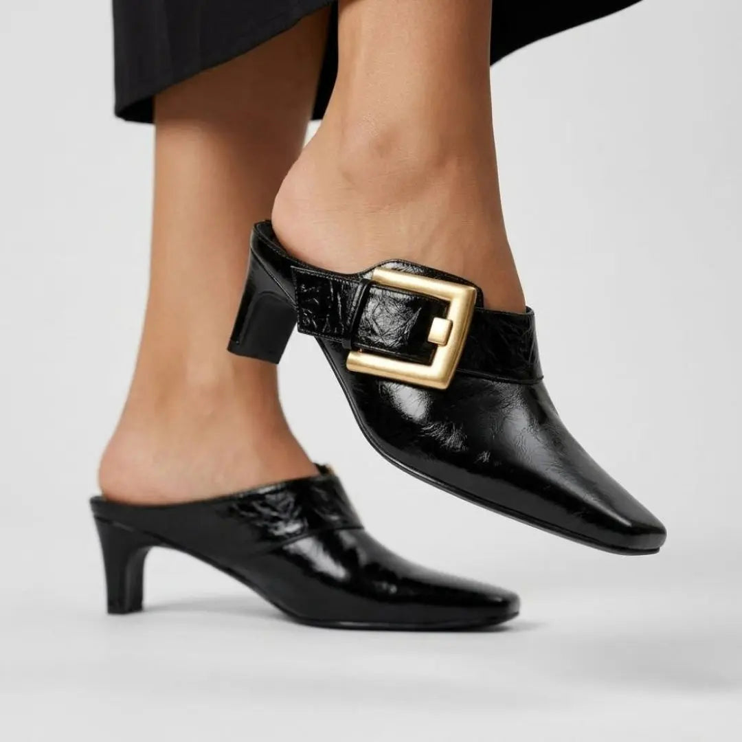 Vera Women's Buckle Accent Mule