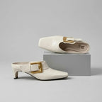 Vera Women's Buckle Accent Mule