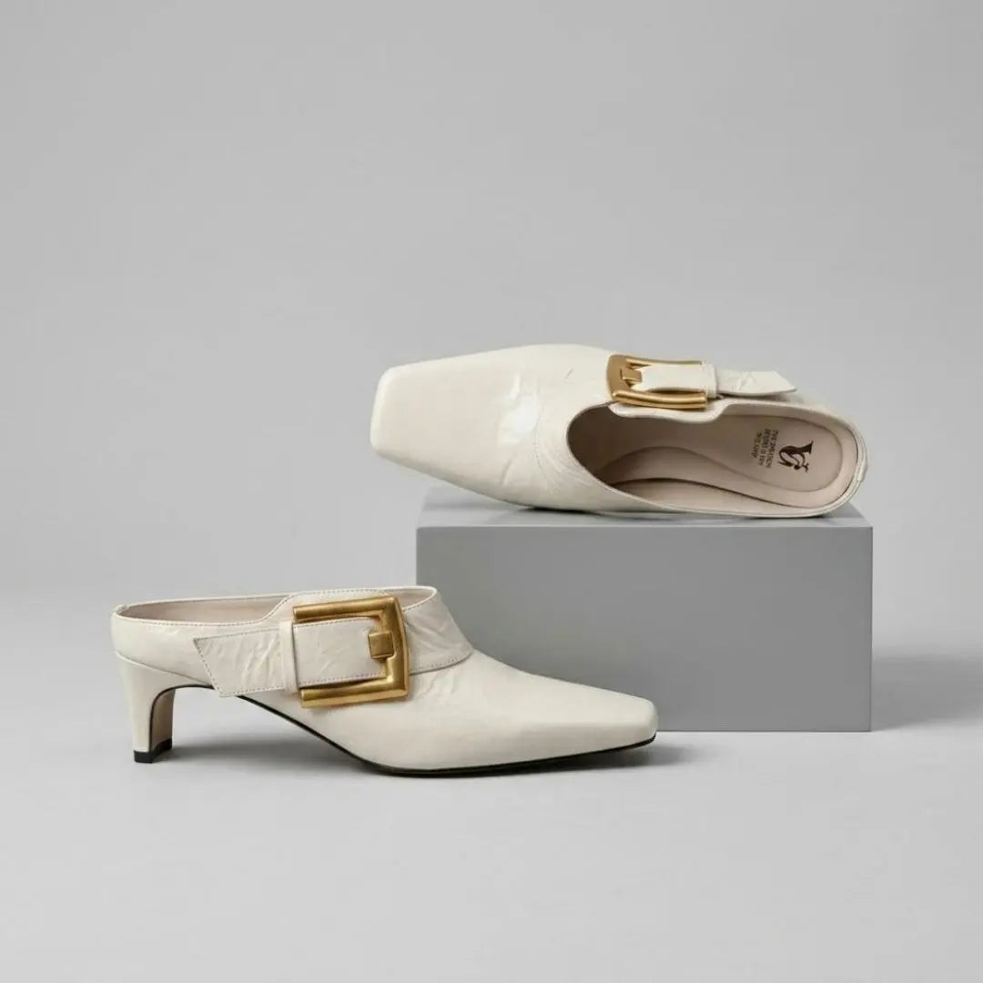 Vera Women's Buckle Accent Mule