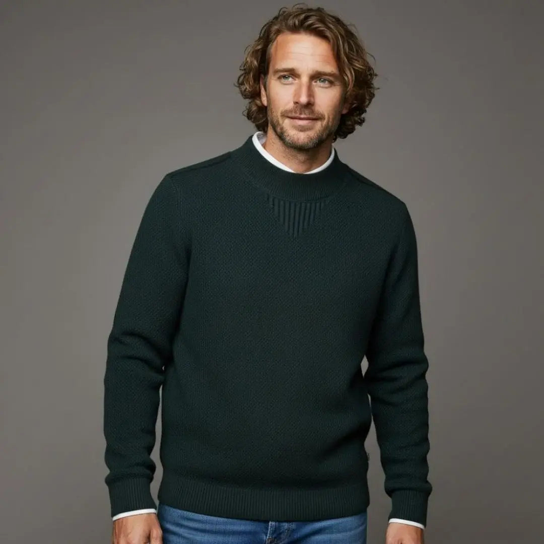 Wellington Men's Textured Knit Sweater