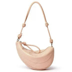 Women's Genuine Leather Dumpling Saddle Bag