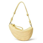 Women's Genuine Leather Dumpling Saddle Bag