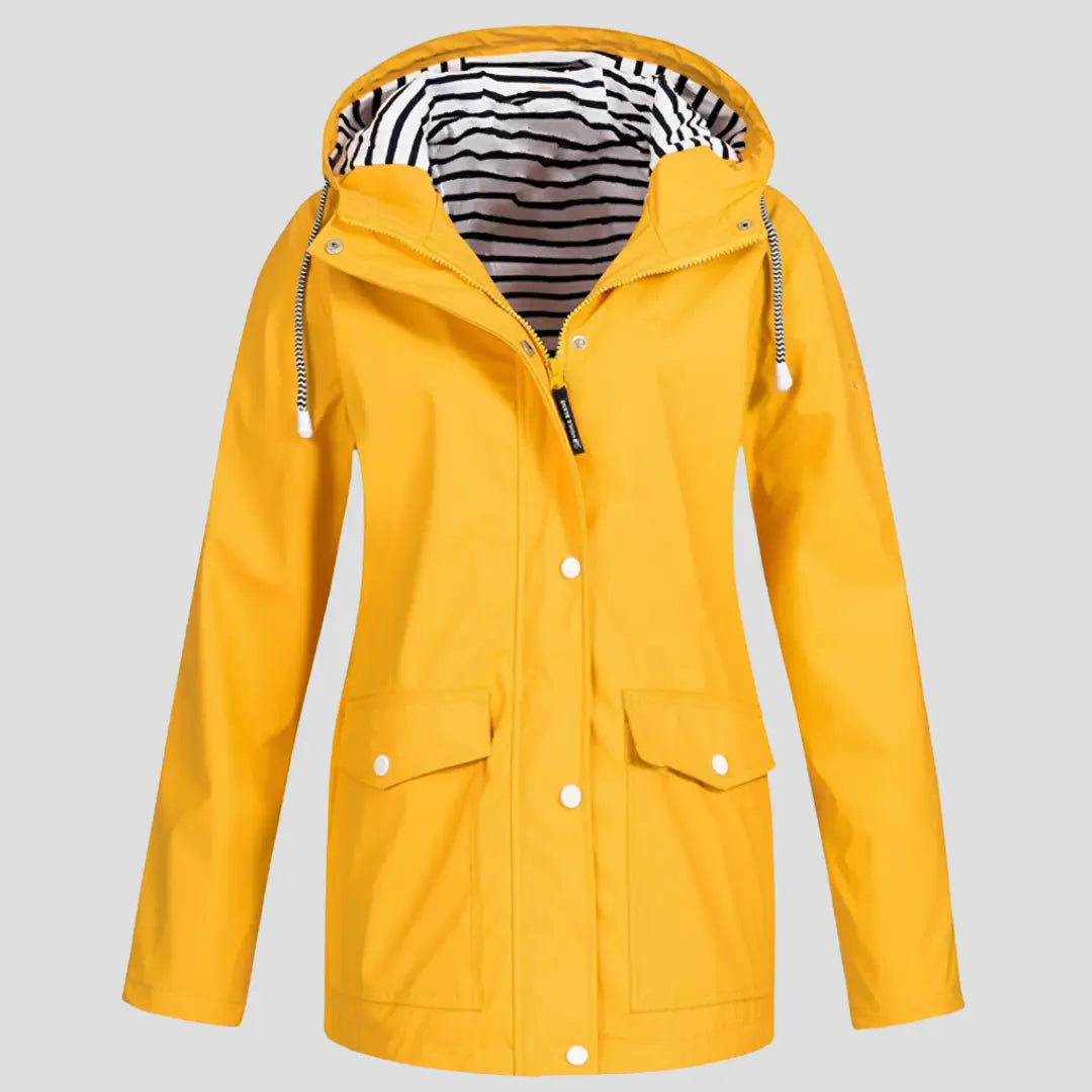 Women's Water-Resistant Windproof Hooded Jacket