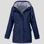 Women's Water-Resistant Windproof Hooded Jacket