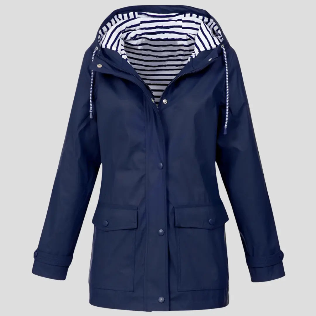 Women's Water-Resistant Windproof Hooded Jacket